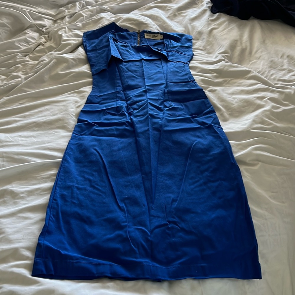 Betty Page by Tatyana, Mod 60s style, Pencil dress in Bold Blue, Size Small